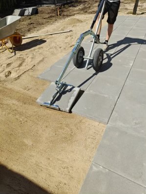 Fliselæggervogn 125 kg thumbnail 3