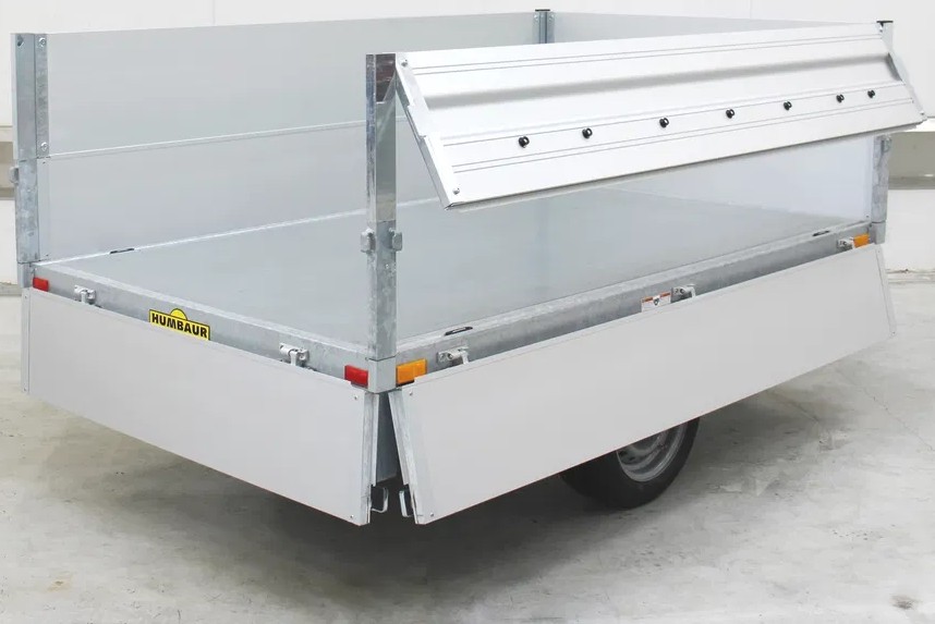 Trailer 750 kg med høje sider image 1