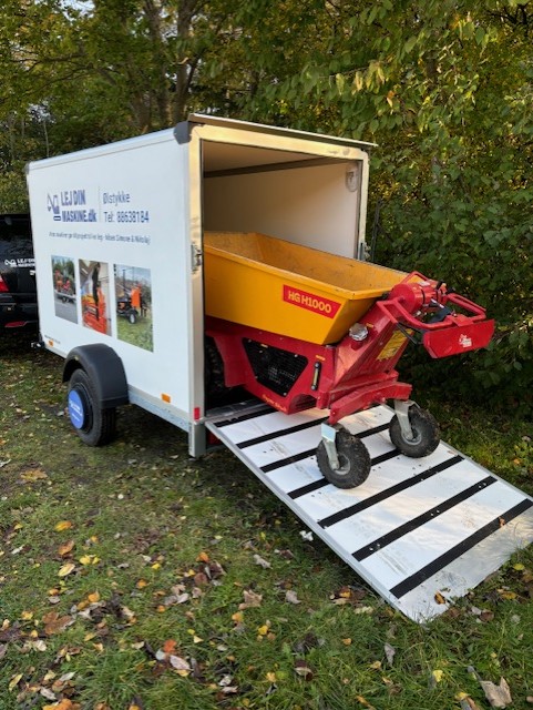 Flyttetrailer / maskintrailer 750 kg thumbnail 1