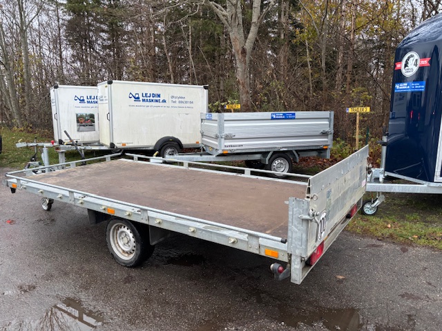 Maskintrailer 1.800 kg thumbnail 1